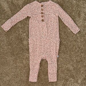 Posh Peanut Blush Floral Baby Outfit